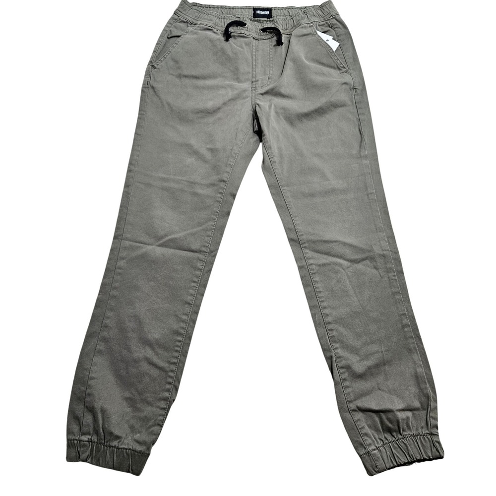 NWT Hudson Kids Charlie Jogger Pants Size M Green Turf Stretch Twill‎ H938WB718K